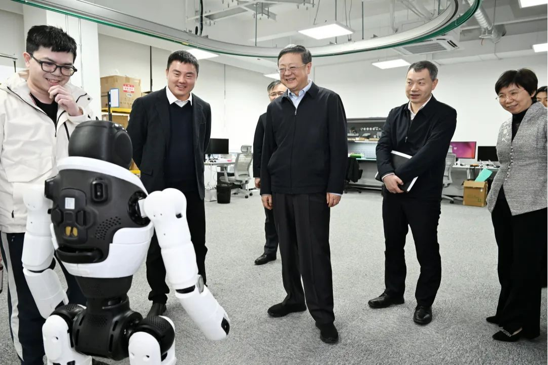 上海市委书记陈吉宁专题调研OD电竞机器人